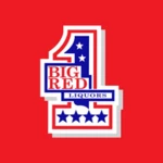 big red liquors app android application logo